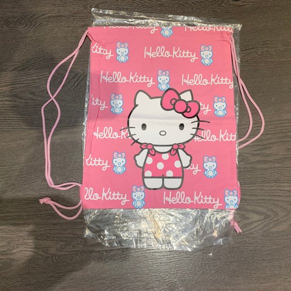 Hello Kitty Pink Drawstring bag from 2015 - Picture 1 of 8